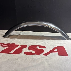 NOS 19" Stainless Steel Front Fender BSA Triumph Norton Chopper Bobber Undrilled - Picture 1 of 13