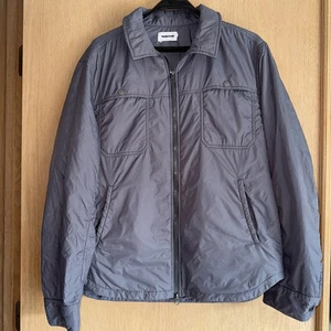 Huckberry Taylor Stitch Grey Full Zip Puffer Jacket Men’s Size 44 XL - Picture 1 of 10