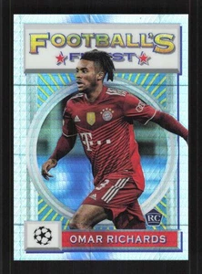 Omar Richards 2021-22 Finest Flashbacks UEFA Prism Refractor #/35 Rookie #132 - Picture 1 of 3