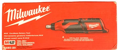 MILWAUKEE (2460-20) M12 Cordless Rotary Tool 12V (Tool Only) New (FREE SHIPPING) - Image 1 of 2