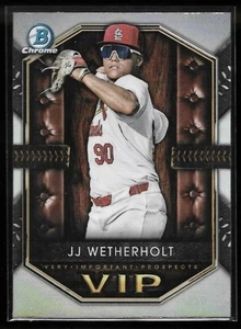 Bowman #VIP-18 JJ Wetherholt 2025 refractor cromado Cardinals - Imagen 1 de 2