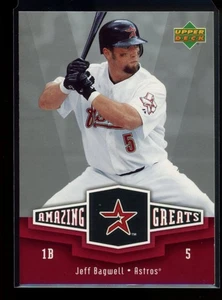 Upper Deck 2006 #AG-JB Jeff Bagwell Amazing Greats - Imagen 1 de 2