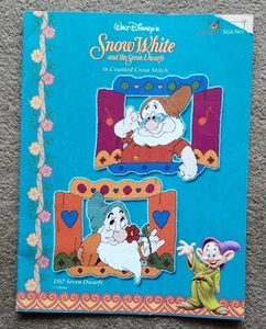 WALT DISNEY SNOW WHITE AND THE SEVEN DWARFS CROSS STITCH CHARTS - Picture 1 of 3