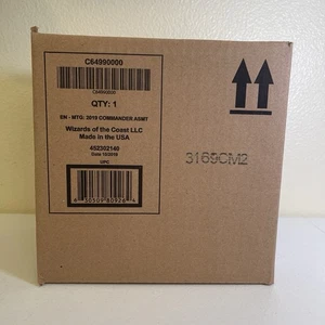 MTG Magic the Gathering Factory Case of all 4 Commander 2019 decks-NEW - Picture 1 of 3