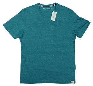 Sun + Stone Short Sleeve V-Neck Regular Fit Men's T-Shirt NWT Aquatic Green - Picture 1 of 4