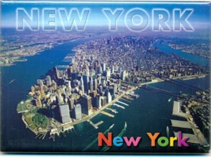 REFRIGERATOR MAGNET - NEW YORK #10 - AERIAL VIEW - Picture 1 of 1