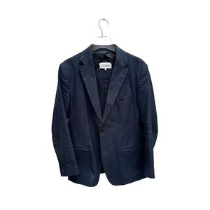 Maison Martin Margiela 4 Stitches Navy Cotton Blazer Jacket Size 52 Fits M - Picture 1 of 8