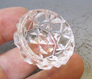 Vintage Glas offen Salzbesteck, Made in Japan, neu unbenutzt 1,5 x 3/4 Zoll - Bild 1 von 2