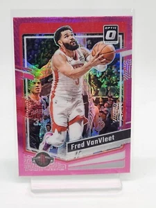 Panini DonRuss Optic Fred VanVleet Pink Hyper 2023-24 Houston Rockets 197 - Picture 1 of 2