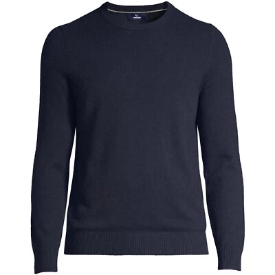 Lands' End FINE GAUGE Cashmere Crewneck Sweater. M. - Image 1 of 4