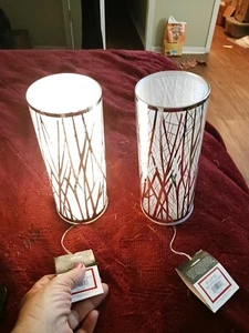 2 - 8" LED Modern Branch LED Lights Christmas Candles - Picture 1 of 8