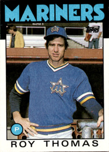 1986 Topps #626 Roy Thomas EX/NM Mariners ID:45953