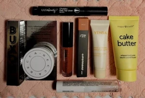 8 Pc Women/Teen Gift, Mixed Makeup,Mascara, Liner, Lipgloss, Setting Powder, Etc - Picture 1 of 10