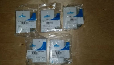 5 PACK - Leviton F-Connector Flush Mount Wall Plate Cat No.40981-00W SAN NO.002 - Image 1 of 2