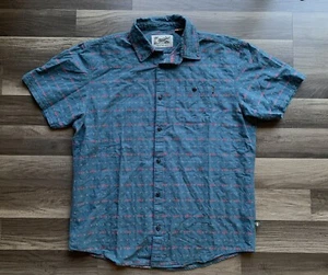 Howler Brothers Mens Shirt Sleeve Shirt Southwest Mens Large Green - Picture 1 of 5