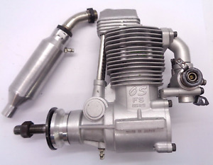 O.S FS 91 SURPASS 4 STROKE NITRO ENGINE IN EXCELLENT CONDITION + GLOW PLUG BOXED