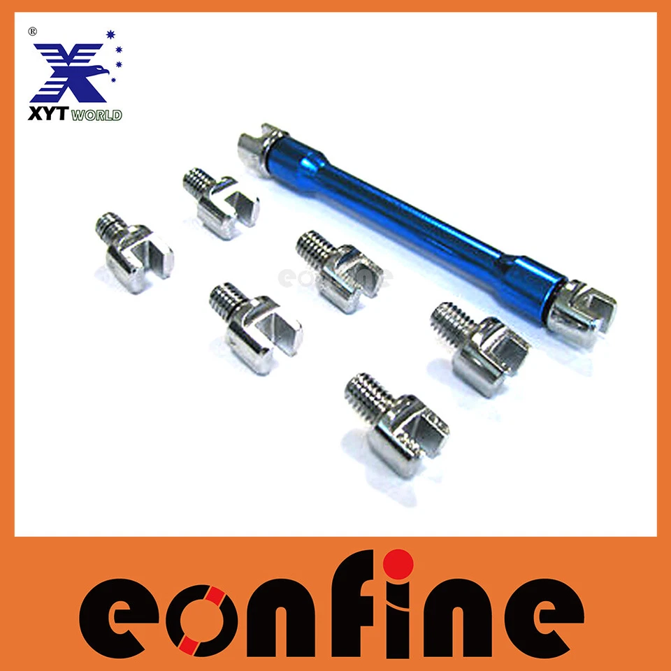 TL0007 Spoke Wrench Spanner Tool 8in1 Motorcycle Bike KX RM WR YZ YZF CR CRF KTM — 第 1/1 张图片