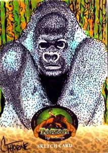 2012 CHRIS THORNE TARZAN SKETCH CARD 1 of 1