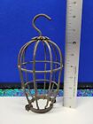 Vintage Industrial Wire Metal Drop Light Bulb Cage Steampunk Work Light