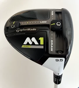 Tour Issue TaylorMade M1 440 Driver w/ Oban Kiyoshi White 65g 03 Flex Shaft 9.5 - Picture 1 of 11
