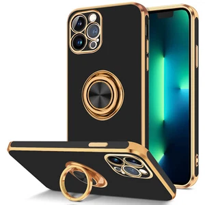 For iPhone 13 Pro Max 6.7" Shockproof Kickstand Ring Hybrid Rugged Case Cover - Zdjęcie 1 z 8