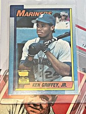 RARE 1990 Topps  #336 Ken Griffey Jr Error Card ‘Bloody Scar’ ALL STAR ROOKIE