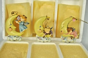 Heaven's Little Helpers Ornaments Set of 3 First Set of Series #7572A Bradford - Bild 1 von 6