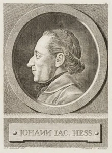 STURM (*1742) nach SCHMOLL (*1774), Porträt Joh. Jakob Hess, um 1775, KSt. - Bild 1 von 4