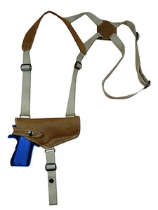 NEW Barsony Olive Drab Leather Shoulder Holster Paraordnance Full Size 9mm HOR - Picture 1 of 8