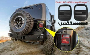 Protectores de luces traseras bandera de EE. UU. cubiertas protectoras de luces traseras para Jeep Wrangler TJ 97+ - Imagen 1 de 7