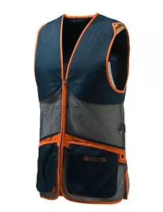 Beretta Full Mesh Vest-Blue/Gray - Picture 1 of 2