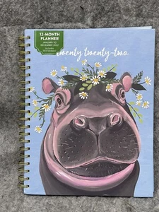 2022 Monthly Weekly 12 Month Planner Calendar Coal Tracker Stickers Organizer - Picture 1 of 3