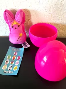 PEEPS Easter Bunny Mystery PINK PRINCESS BUNNY 4" PLUSH in Egg NEW - Imagen 1 de 8