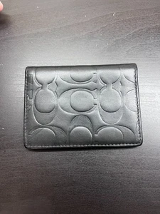 Cartera Coach negra con señal para hombre - Imagen 1 de 4