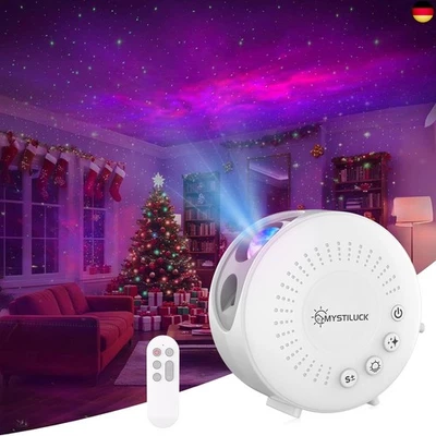 MYSTILUCK Sternenhimmel Projektor LED Galaxy Nachtlicht, Mit Timer & - Bild 1 von 4