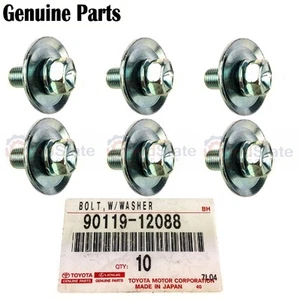 Genuine LandCruiser HZJ79 HZJ78 HZJ77 HZJ76 HZJ75 Rear Shock Absorber Bolt x6 - Picture 1 of 20