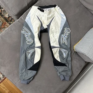 Fox Racing 180 Motocross Pants Youth 7/8 Blue White Brown Padded MX Off Road - Picture 1 of 12