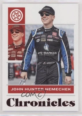 2022 Panini Chronicles Red /99 John Hunter Nemechek #19 - Image 1 of 2