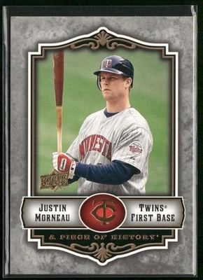 2009 Upper Deck A Piece of History Justin Morneau #56 Minnesota Twins - Image 1 of 2