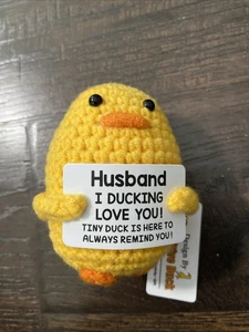 I Ducking Love You For Him, Husband, Fun Gifts, Cute Handmade Crochet Gift - Picture 1 of 3