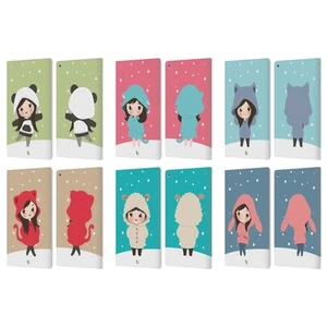 HEAD CASE DESIGNS WINTER HOODIES LEATHER BOOK WALLET CASE COVER FOR AMAZON FIRE - Picture 1 of 12