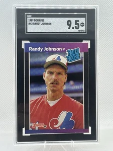 1989 Donruss Randy Johnson RC Rookie SGC 9.5 - Picture 1 of 2