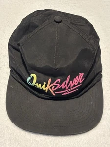 Sombrero de cuerda Quiksilver negro y neón || usado - Imagen 1 de 5