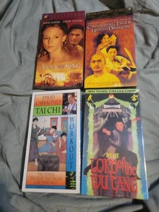 Sealed Martial Arts Chow Yun Fat VHS Lot Jet Li David Carradine - Picture 1 of 3