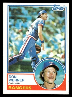 Tarjeta 1983 Topps #504 Don Werner Texas Rangers Foto 1 de 2