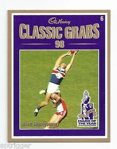 1999 Select Cadbury Classic Grabs (6) Brett MONTGOMERY Western Bulldogs - Picture 1 of 1