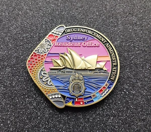 DEA Sydney Resident Office Challenge Coin - Picture 1 of 2