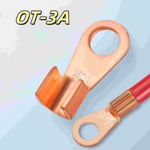 Copper Lugs Ring Terminals Bare Battery Welding Crimp Wire Connectors Kit - Picture 1 of 6