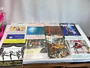 Lot of 9 Vtg. Sheet Music Magazine Easy Organ 1980's - Imagen 1 de 3