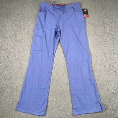NWT Dickies Womens XS EDS Scrub Pant Bottoms Blue Missy Fit - Image 1 of 4